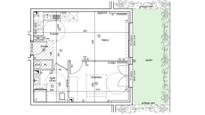 Appartement - 40 m² - 2 pièces
