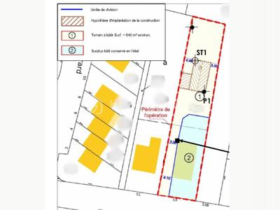 Terrain - 617 m²