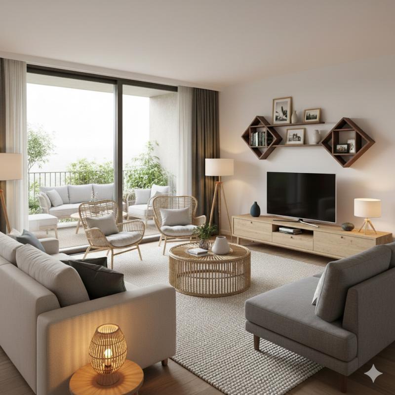 Appartement - 80 m² - 4 pièces