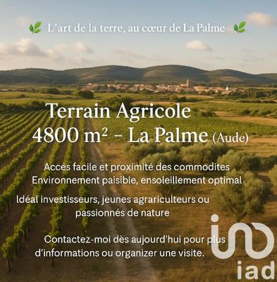 Terrain agricole - 4 800 m²