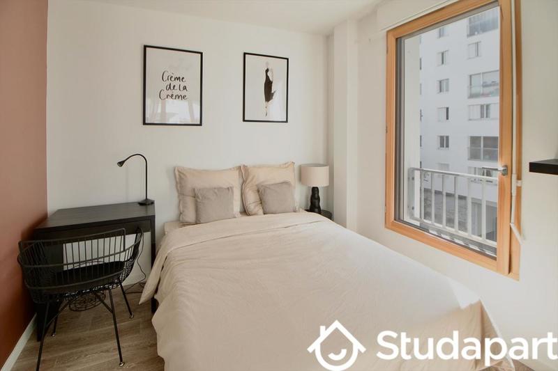 Chambre - 9 m² - 1 pièce