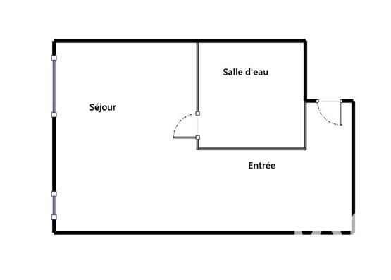 Studio - 31 m² - 1 pièce