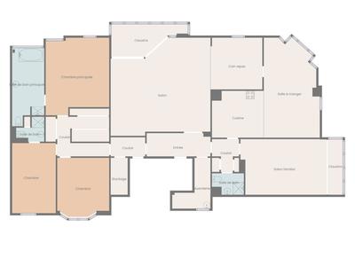 Appartement - 258 m² - 7 pièces