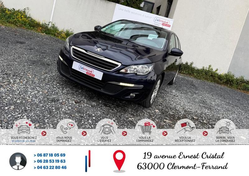 Peugeot 308 Sw II 1.6 e-Hdi 115Cv Active Bv6 *Véhicule Sous Garantie* Ct Révision Kit Distribution Ok * 100 Points de Contrôles* CarteGrise Moitié prix (Véhicule plus 10 ans)* Autoradio (+Commande aux volant) Bluetooth Media player / JukeBox Prise aux/Usb