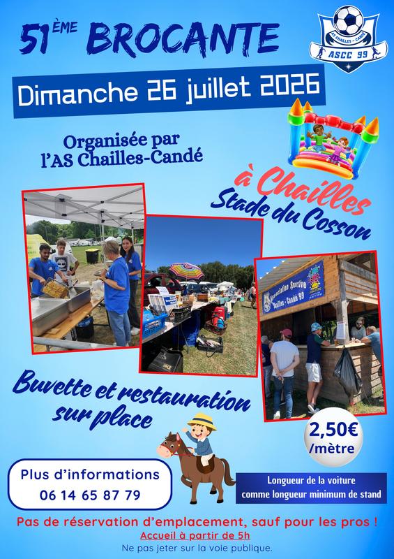 Brocante de l'as chailles-candé