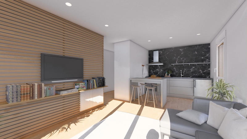 Appartement - 43 m² - 2 pièces