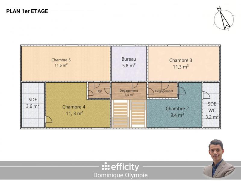 Maison - 140 m² - 8 pièces