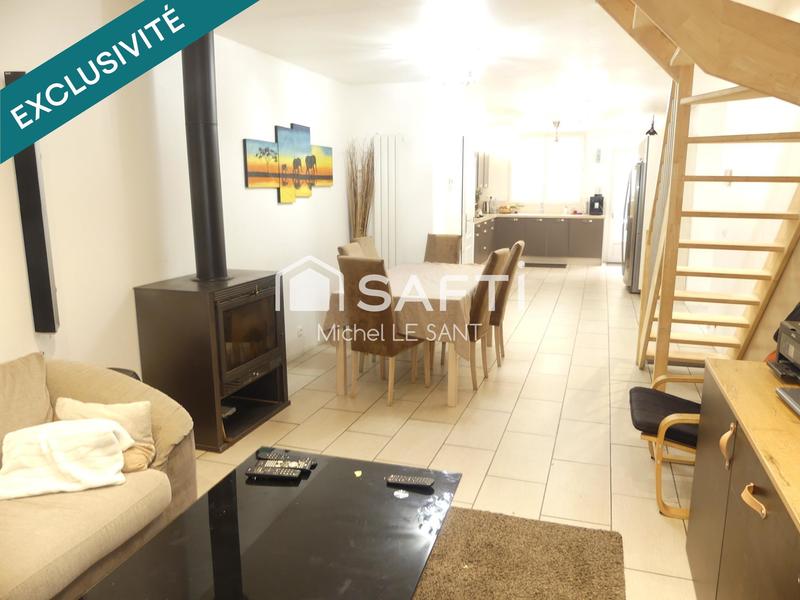 Maison de ville - 121 m² - 6 pièces