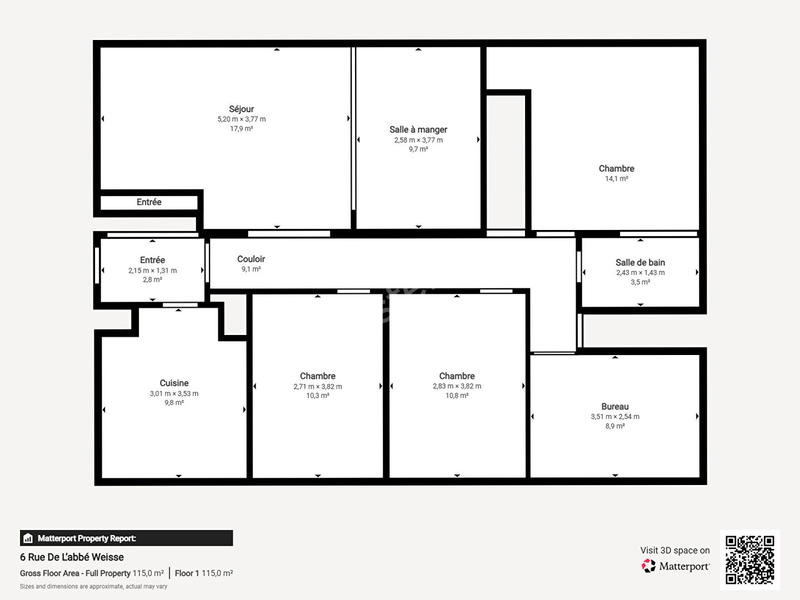 Maison - 101 m² - 6 pièces