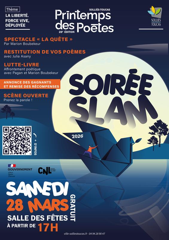 Printemps des Poètes : Soirée Slam 🎤🎶