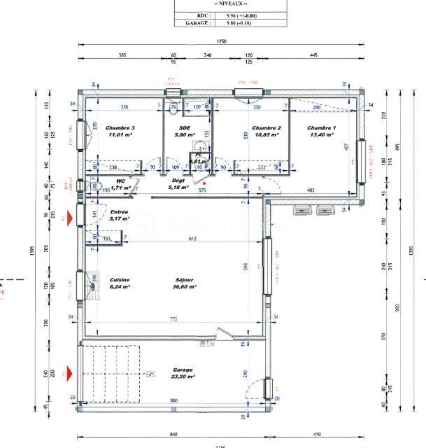 Villa - 94 m² - 4 pièces