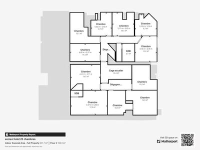Immeuble - 650 m² - 29 pièces