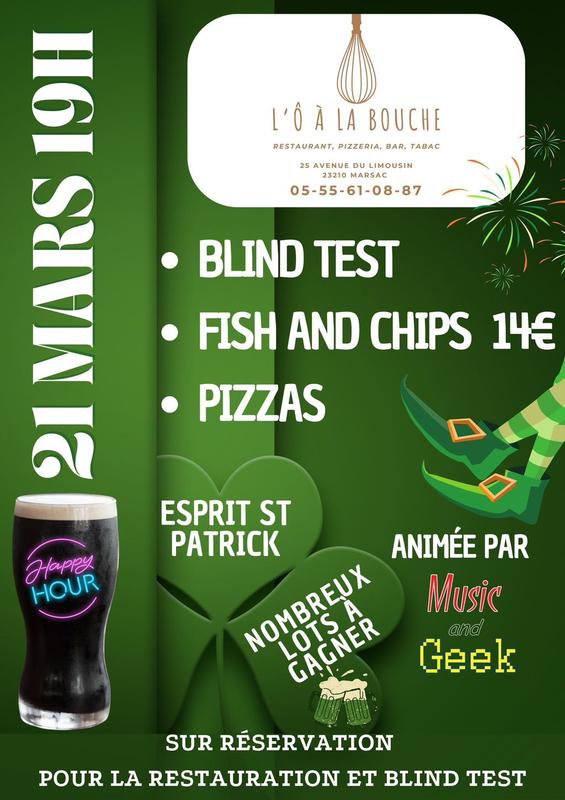 Soirée Saint Patrick