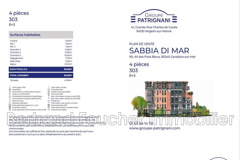 Appartement - 83 m² - 4 pièces