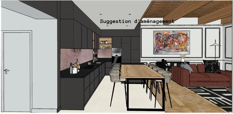 Appartement - 160 m² - 4 pièces