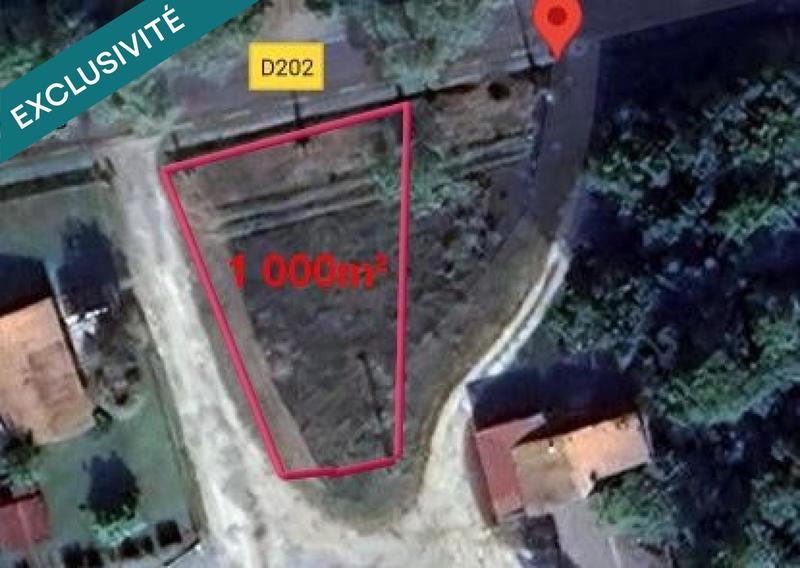 Terrain - 1 000 m²