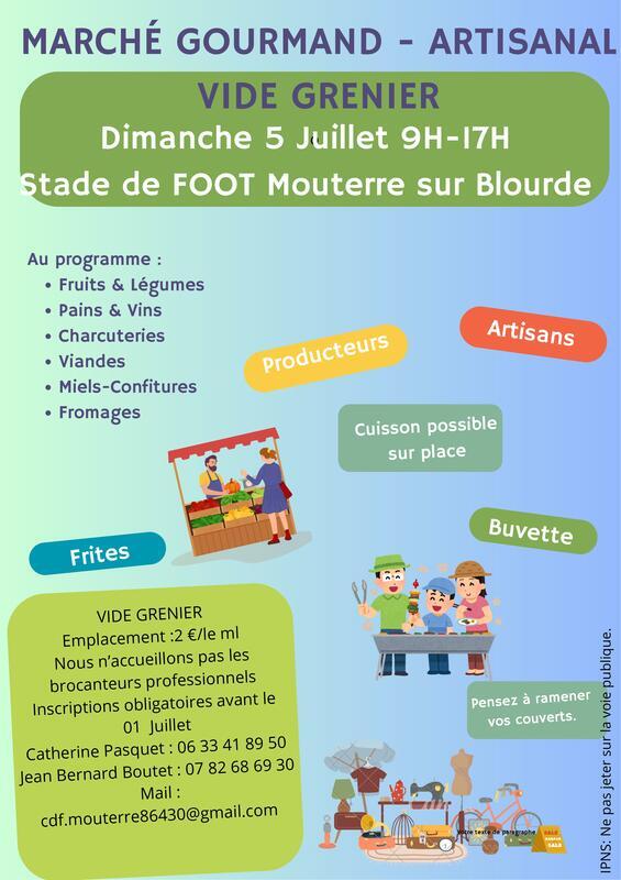 Vide-grenier - marché gourmand et artisanal du comité des fêtes