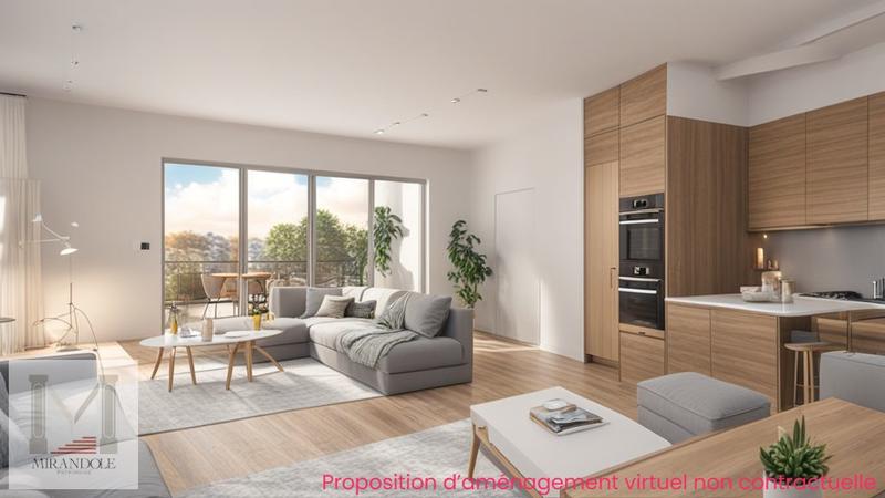 Appartement - 50 m² - 2 pièces