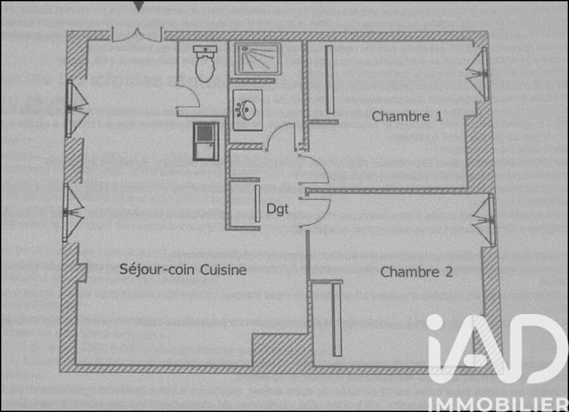 Appartement - 56 m² - 3 pièces