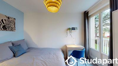 Chambre - 9 m² - 1 pièce