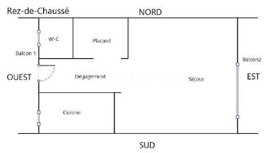 Duplex - 51 m² - 3 pièces