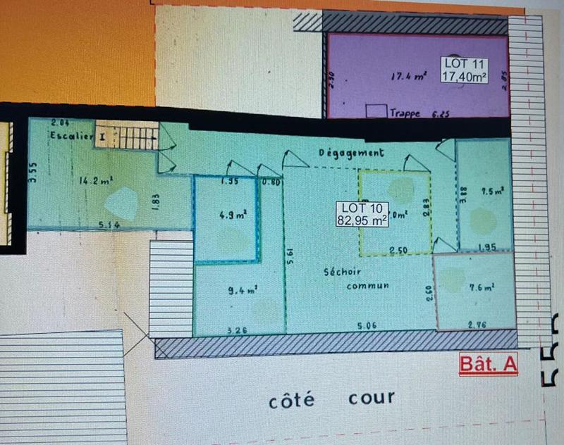 Appartement - 90 m² - 4 pièces