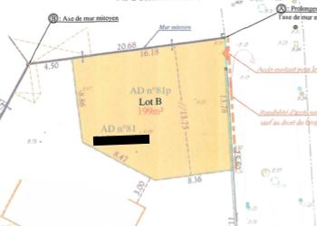 Terrain - 199 m²