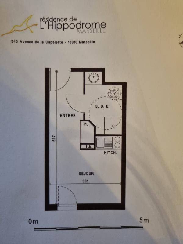 Studio - 19 m² - 1 pièce