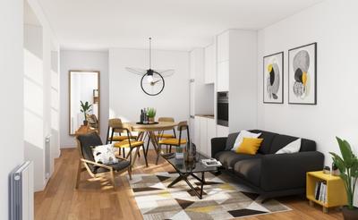 Appartement - 54 à 57 m² - 3 à 4 pièces