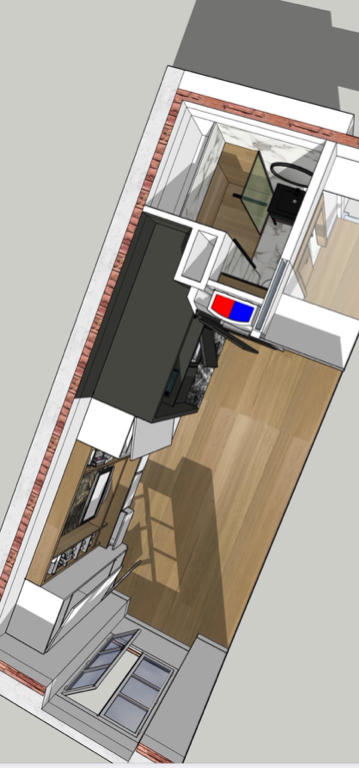 Appartement - 17 m² - 1 pièce