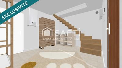 Maison de village - 85 m² - 3 pièces