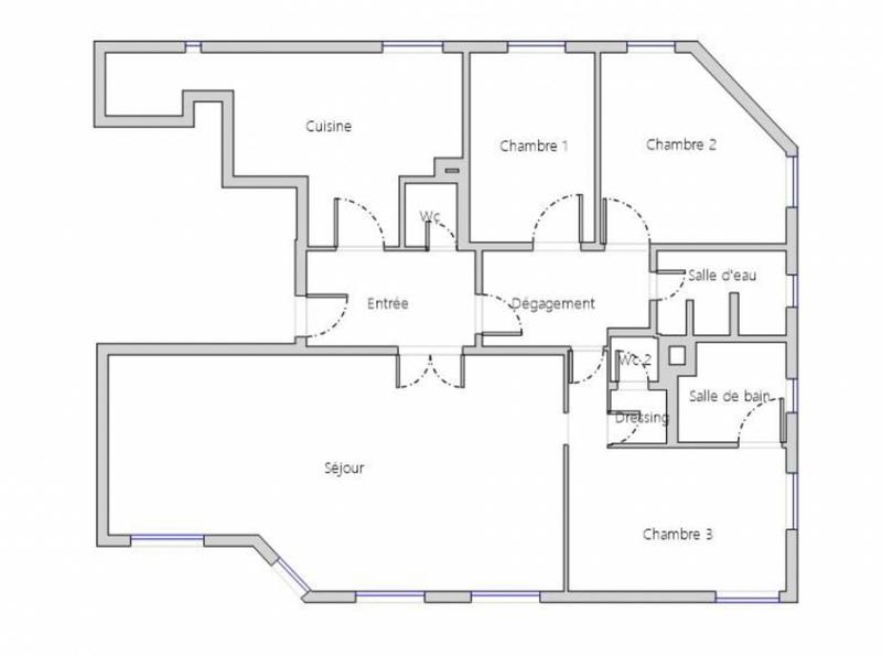 Appartement - 143 m² - 5 pièces