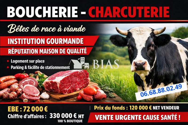 Fonds de commerce - 70 m²