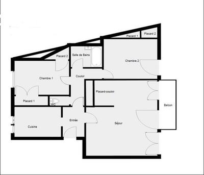 Appartement - 74 m² - 4 pièces