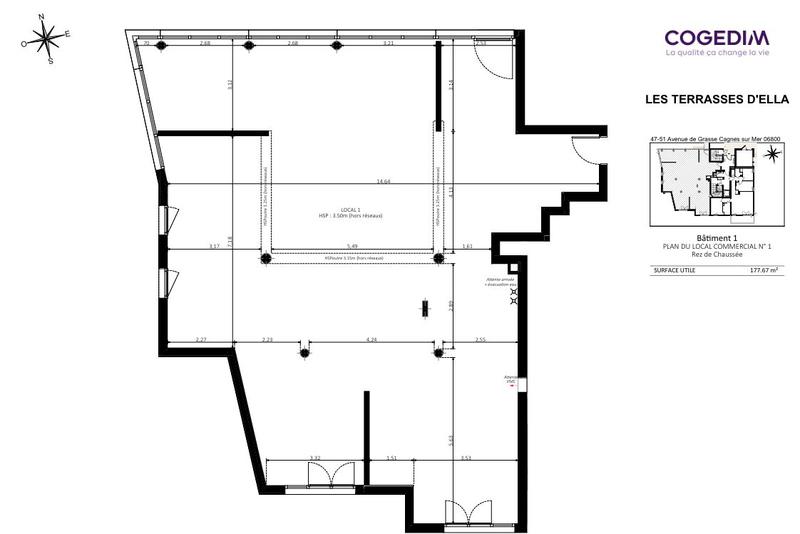 Local commercial - 178 m²