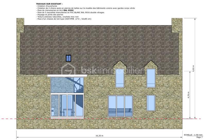Longère - 160 m² - 2 pièces