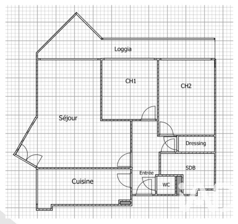 Appartement - 77 m² - 3 pièces