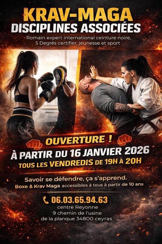 Krav-Maga 
Disciplines Associées