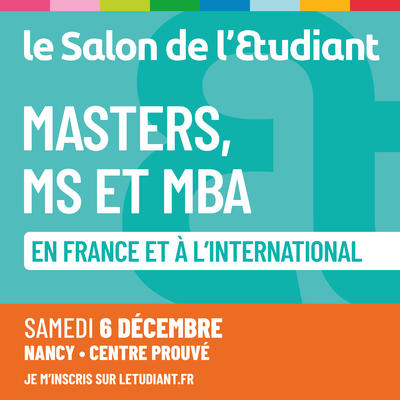 Salon de l'Etudiant masters, mastères spécialisés et Mba en France et à l'international