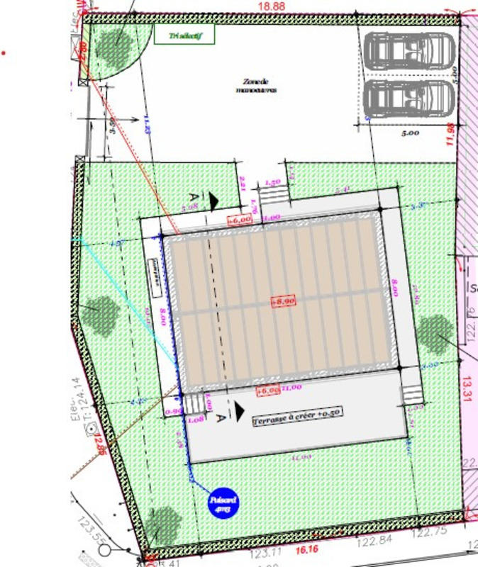 Terrain constructible - 491 m²