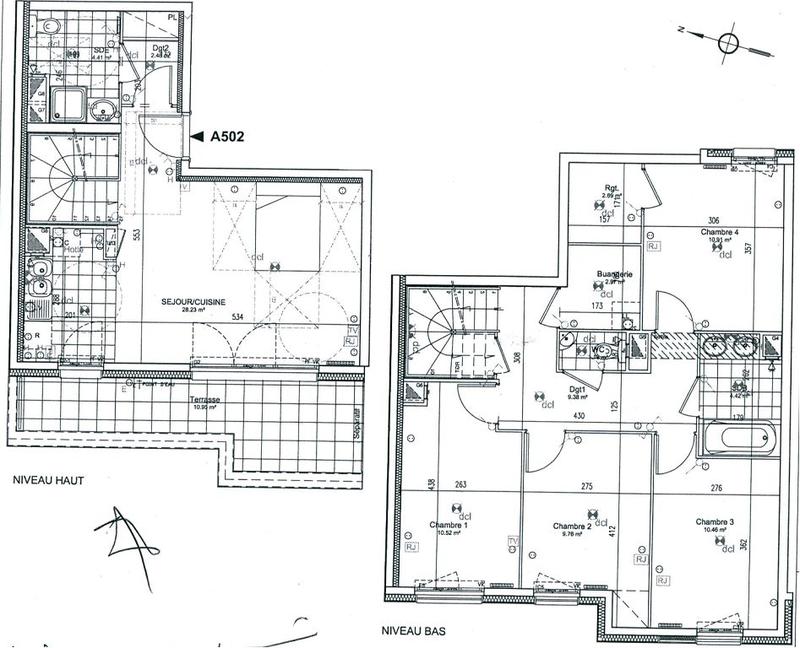 Appartement - 100 m² - 5 pièces