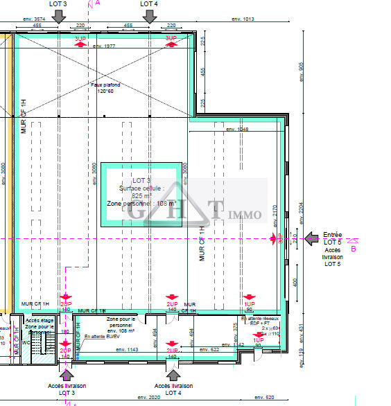 Local commercial - 935 m²