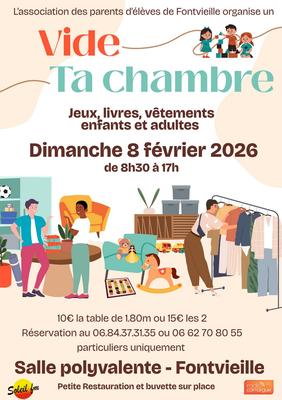 'Vide ta chambre' - organisé par l'Apef de Fontvieille