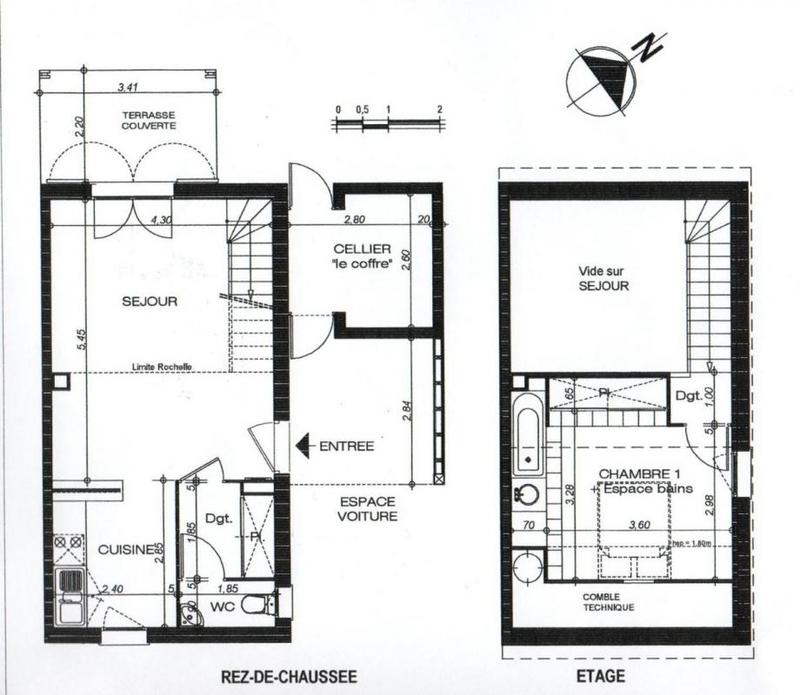 Maison - 47 m² - 2 pièces