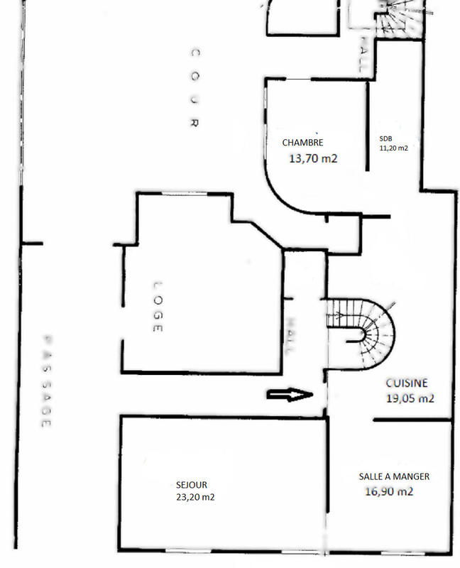 Appartement - 85 m² - 3 pièces
