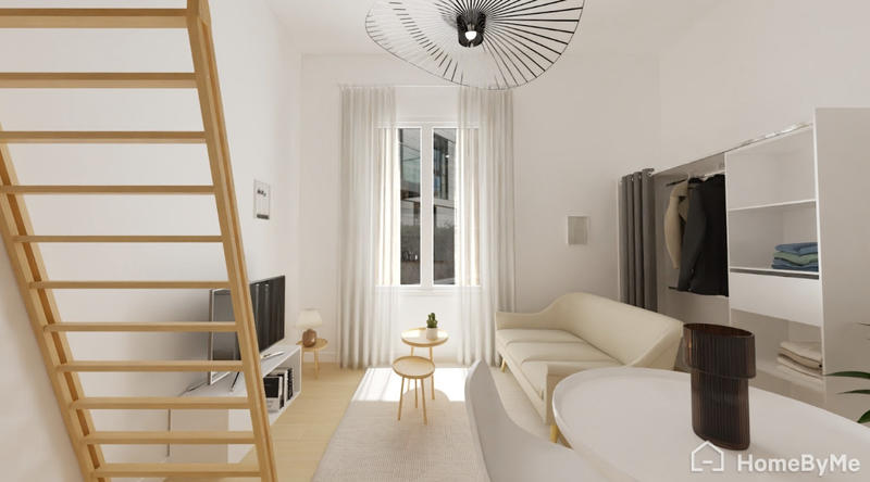 Appartement ancien - 18 m² - 1 pièce