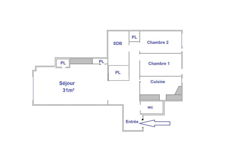 Appartement - 85 m² - 4 pièces