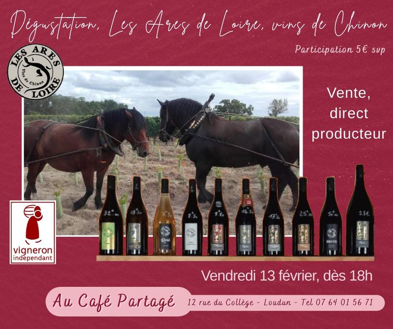 Dégustation - vente de vin de Chinon