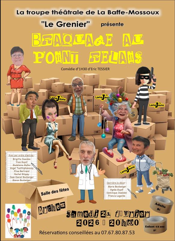 Braquage au point relais