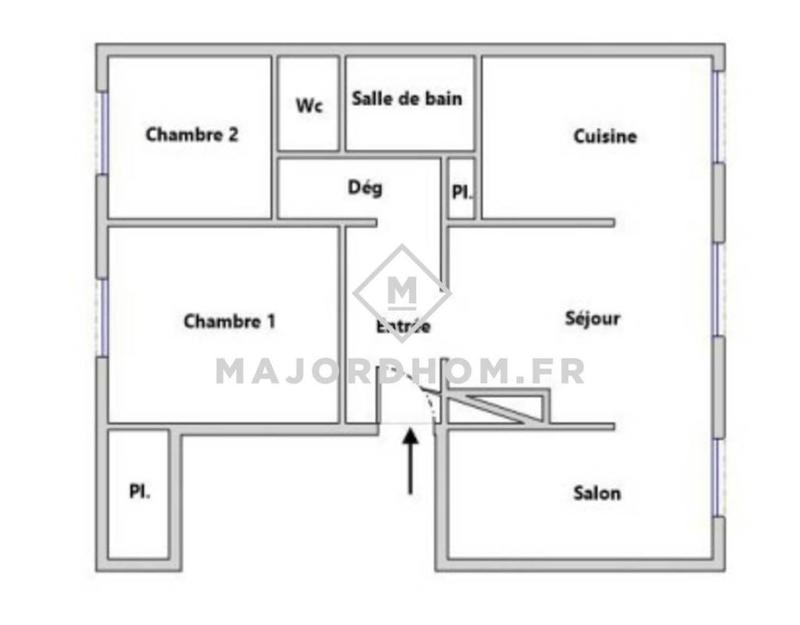 Appartement - 70 m² - 4 pièces